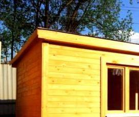 Бытовка деревянная зимняя - вариант 2