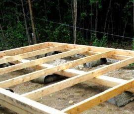 Бытовка из бруса 100х100 - тип 4