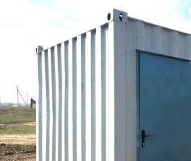 Бытовка из контейнера 20 футов - модель 1