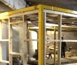 Бытовка из профильной трубы - тип 2