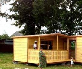 Бытовка из уголка - модель 2