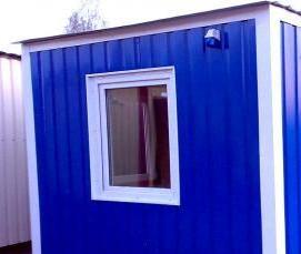 Бытовка контейнерного типа - модель 1