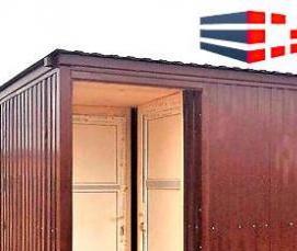 Бытовка металлическая 6 на 3 метра - модель 3