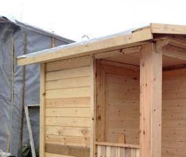 Бытовка под баню - вариант 1