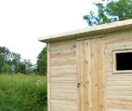 Бытовка под туалет - модель 4