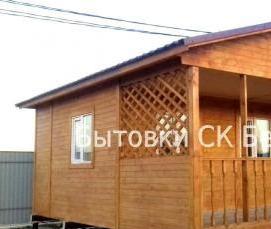 Бытовка распашонка с верандой - тип 3