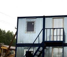 Бытовка с кухней и душем - тип 1