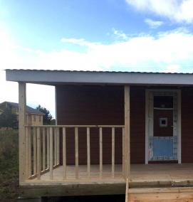 Бытовка с террасой - вариант 1