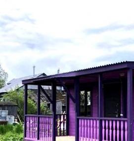 Бытовка с террасой - вариант 2