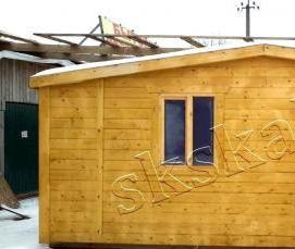 Бытовка с туалетом и душем - модель 4