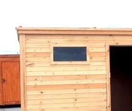 Бытовка с туалетом и душем - модель 2