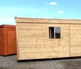 Бытовка с туалетом и печкой - тип 4