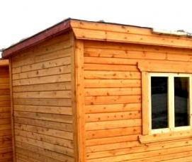 Бытовка строительная деревянная - тип 1