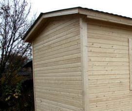 Бытовка строительная деревянная - тип 4