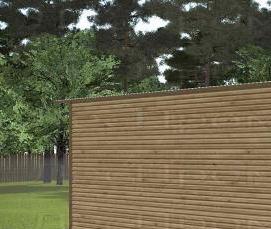 Бытовка строительная деревянная - тип 3