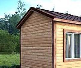 Бытовки для дров - вариант 2