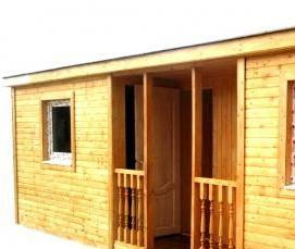 Бытовки из дерева - модель 3