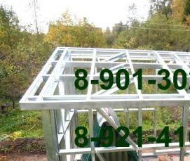 Бытовки времянки - модель 2