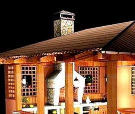 Бюджетные беседки для дачи - вариант 4