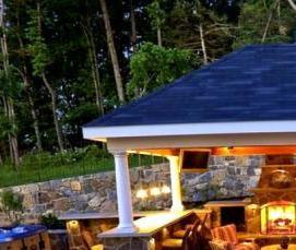 Бюджетные беседки с мангалом - вариант 2