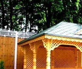 Бюджетные деревянные беседки - вариант 3