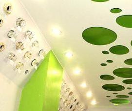 Бюджетные натяжные потолки - вариант 1