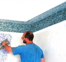 целлюлозные жидкие обои - вариант 1