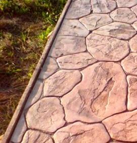 цемент для дорожек на даче - вариант 2