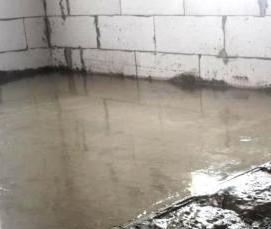 цементная стяжка - вариант 4