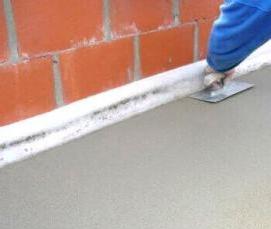 цементно песчаная стяжка пола - вариант 1