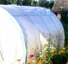 чехол из пленки на парник - модель 2