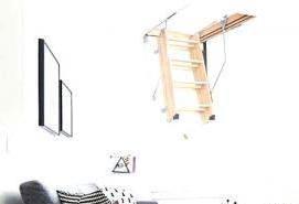 чердачные деревянные лестницы - тип 2