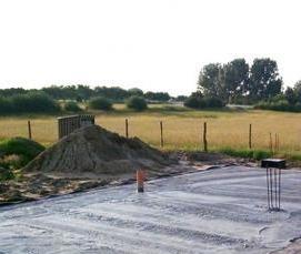 черновая стяжка по грунту - вариант 3