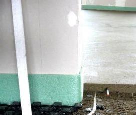 черновая стяжка под теплый пол - вариант 2