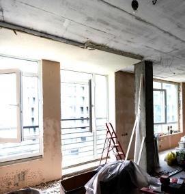 черновой ремонт квартиры в новостройке - тип 4