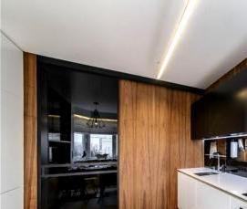 черные мдф панели - вариант 3