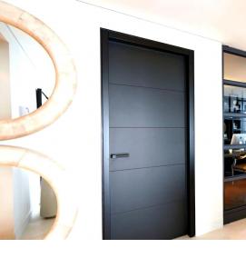 черные межкомнатные двери - тип 1
