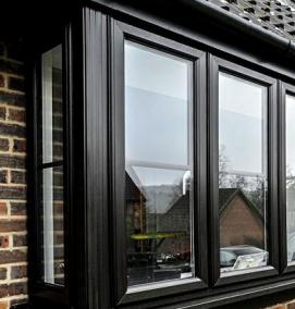 черные пластиковые окна - вариант 3