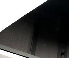 черный двухуровневый натяжной потолок - вариант 3