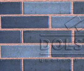 черный фасадный кирпич - вариант 3