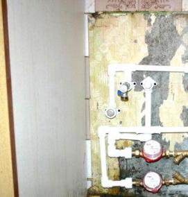 чистка фильтра грубой очистки воды - тип 1