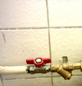 чистка фильтра грубой очистки воды - тип 2