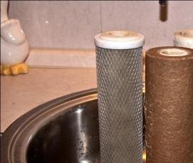 чистка фильтра воды - модель 4