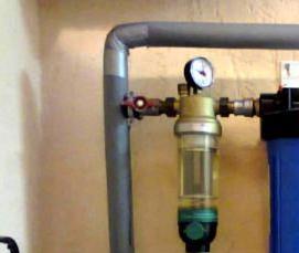 чистка фильтра воды - модель 3