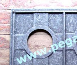 чугунная печь-барбекю - вариант 1