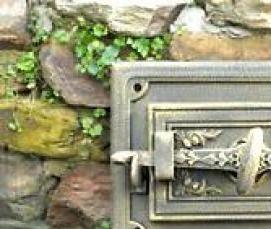 чугунная печь-барбекю - вариант 3