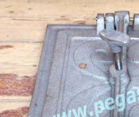 чугунная печь-барбекю - вариант 2