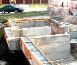 цокольные фундаментные блоки - вариант 3