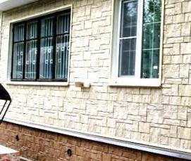 цокольные каменные панели - модель 2