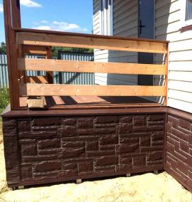 цокольные панели для фундамента - тип 4